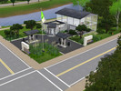 Sims 3 — Gas/Recharging Station & Garage by tcnoller13 — Gas/Recharging Station &amp; Garage 3 Parking Spots 2