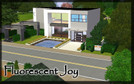 Sims 3 — Fluorescent Joy by hallowxlr — This is not just a house. It's an experience. The vast, open-plan living-dinning