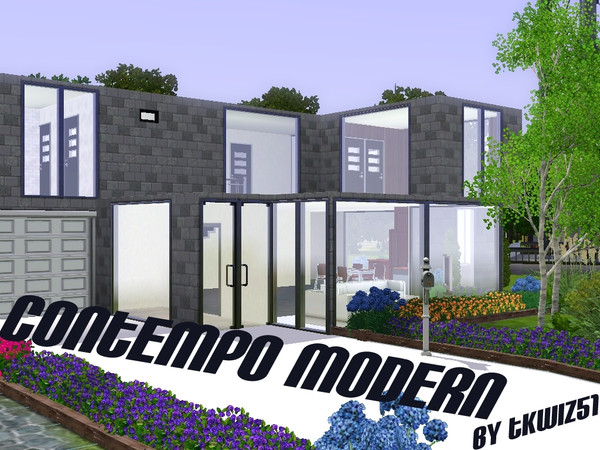 Sims 3 — Contemperary Modern by tkwiz51 — Just a very quick contemp. I made. Hope you enjoy! Also available on