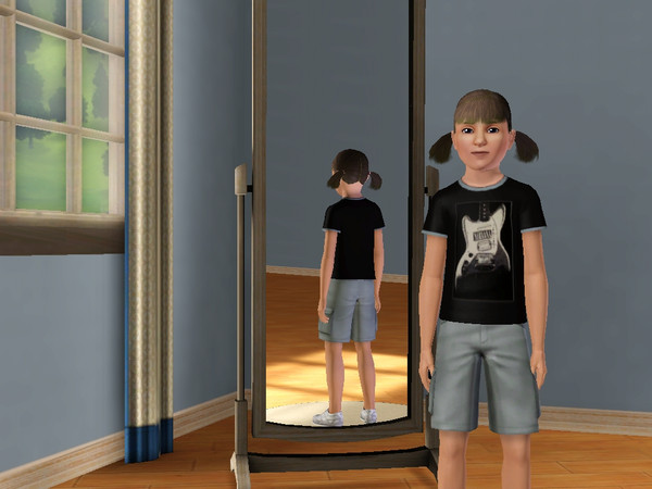Sims 3 — Nirvana Shirt 3 by FlippyFan2323 — This is a must have for any Nirvana fan, boy or girl. Complete with a fancy