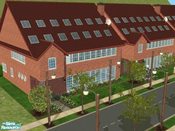 Sims 2 — Royale Greens by squeakers — Deluxe, very large and spacious 3 bedroom, 3 bath townhomes. Great walls and