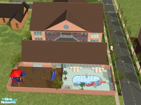 Sims 2 — Gabriel Park by squeakers — Large, comfortable and spacious 2 bedroom, 1 bath apartment homes, great colors and