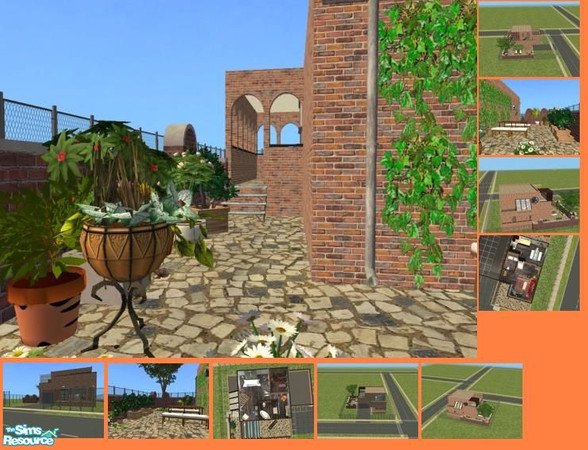 Sims 2 — loft by sheathan — this is an old building redecorated as a loft.I\'ve spend a lot of time looking for news