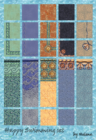 Sims 2 — Happy Swimming set by Helena — 