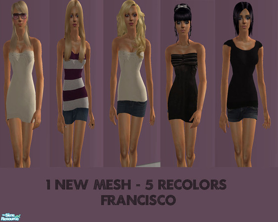 Sims 2 — Pack Female 3 by francisssko — Mesh by me included , enjoy ^_^