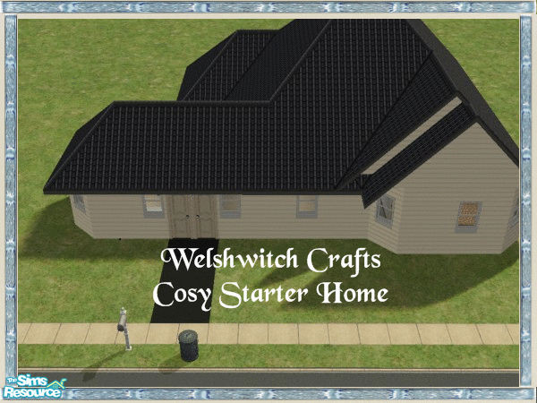 Sims 2 — Cosy Starter Home by WelshWitch — Perfect little starter with loads of character, ready for your sims to