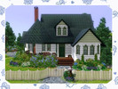 Sims 3 — Peagreen Cottage  by Schnecke — This romantic little cottage combines a simple one-story design with a second
