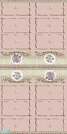 Sims 2 — Peachy Modern Masonry Walls & Floors Set - Wall 03 by Sheera — Part of my Peachy Modern Masonry Walls &