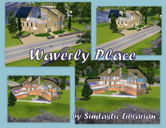 Sims 3 — Waverly Place by Simtastic_Librarian — A home designed to for ocean loving Sims. Stunning view are captured by