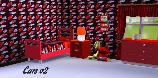 Sims 3 — Cars v2 by Greda — Kids Pattern