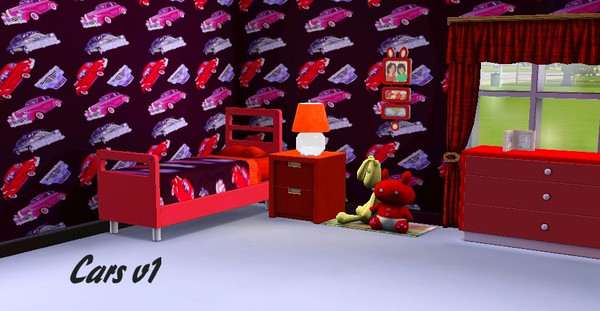 Sims 3 — Cars v1 by Greda — Kids Pattern