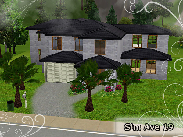 Sims 3 — Sim Ave 19 by barbara93 — Nice House for a medium family. 3 bedrooms, 2/5 bathrooms..etc. Lovely and simple.