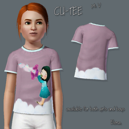Sims 3 — CU-TEE - pt. VI by Elena. — Elena. @ TSR