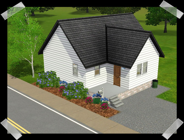 Sims 3 — TKayO Starter 5 by TKayO — A pretty little 2-bedroom, 1-bath starter house with lots of room to grow.