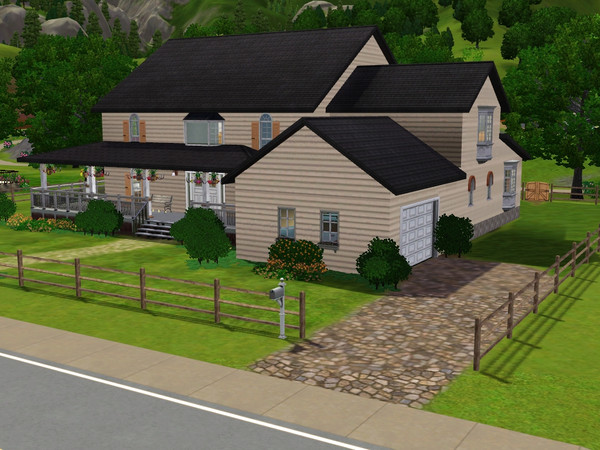 Sims 3 — Peaches & Cream by babajayne — Life is peachy here, with lavish furnishings and hidden surprises. Features a