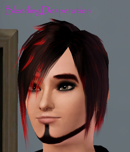 The Sims Resource - Cabelo curto e emo