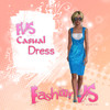 Sims 3 — FVS Casual Dress by FashionVictSims — The FVS Casual Dress presents some sparkles in the tissue. 2 Recorolable