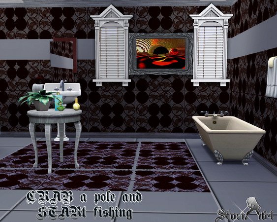 Sims 3 — CRAB a pole, STARt Fishing by stori_64 —  A fun Pattern for your 'fishing' sims 