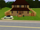 Sims 3 — Baslow by kennakitty — A two bedroom one bathroom house. This is a two story house for a family who has good
