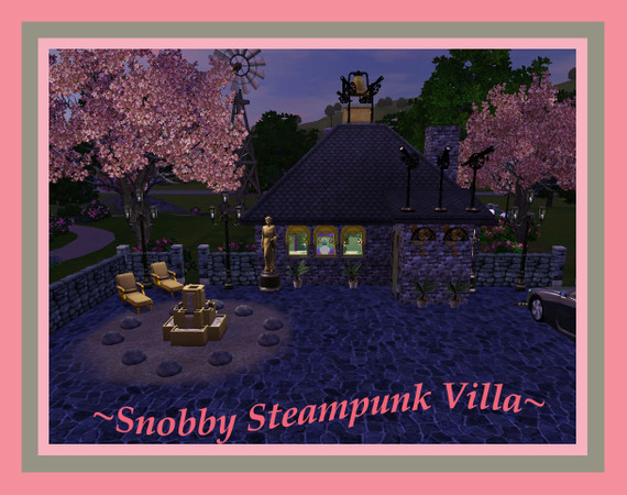 Sims 3 — Snobby Steampunk Villa by paramiti — Get Your Snobby Steampunk On!!!