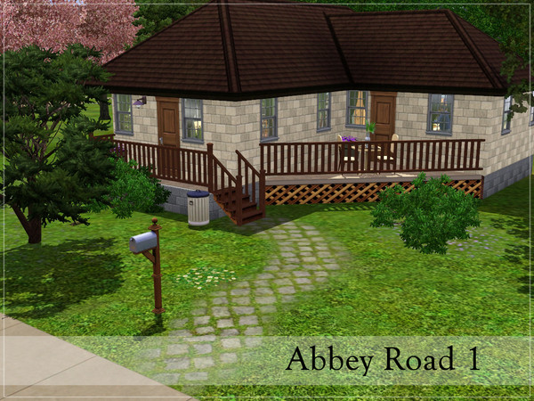 Sims 3 — Abbey Road 1 by sww — This charming house is fully decorated with masterpieces. The garden has special and rare