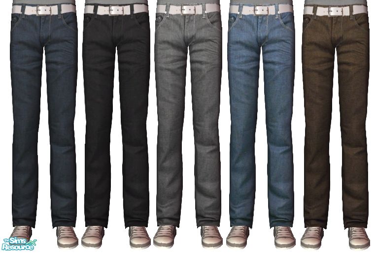The Sims Resource - Teen Male Jeans