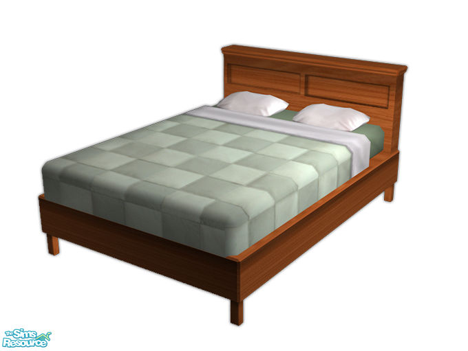 The Sims Resource South Shore Bedroom Double Bed