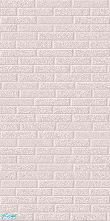 Sims 2 — Neutral Brick Wall Set - Red by shadow66 — This is one from a set of six seamless, textured brick walls in pale,