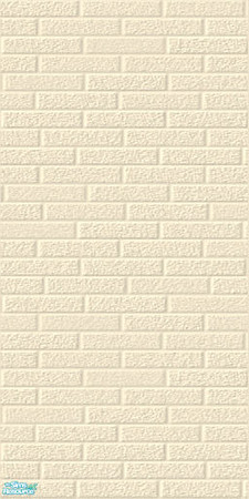 Sims 2 — Neutral Brick Wall Set - Cream by shadow66 — This is one from a set of six seamless, textured brick walls in