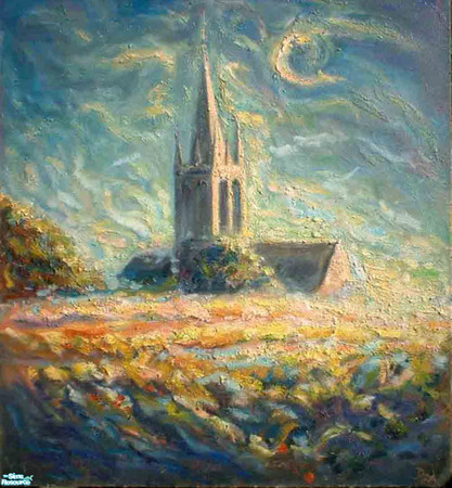 Sims 2 — Painting Set - Impressionist Set - Steeple by carrie8abug — 