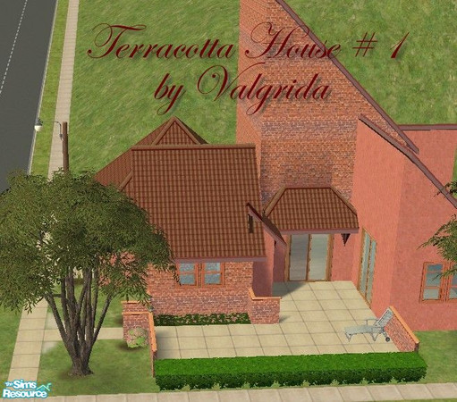 Sims 2 — Rue d\'Arles: Terracotta House # 1 by Valgrida — Southern France and Provence have been the sources of