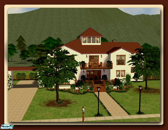 Sims 2 — 364 Park Place - Unfurnished by Pinecat — This grand old Mission Revival home was showing its age until the Sims