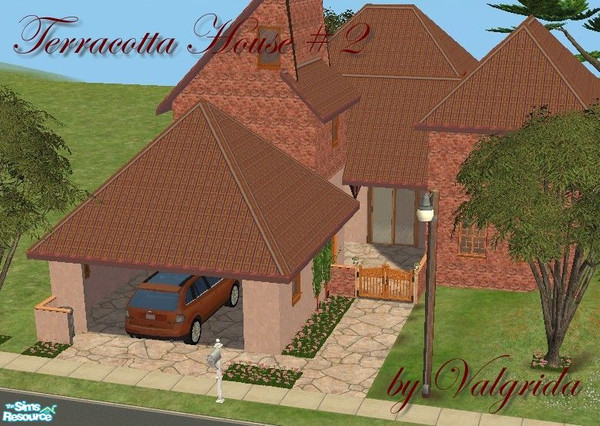 Sims 2 — Rue d\'Arles: Terracotta House # 2 by Valgrida — Southern France and Provence have been the sources of