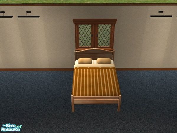 Sims 2 — Rainbow Bedding Set - Orange by punkee_99 — Part of the Rainbow Bedding Set in Orange.