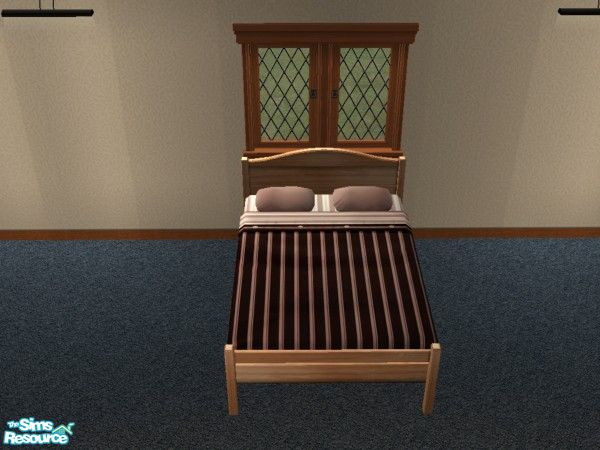 Sims 2 — Rainbow Bedding Set - Chocolate by punkee_99 — Part of the Rainbow Bedding Set in Chocolate.