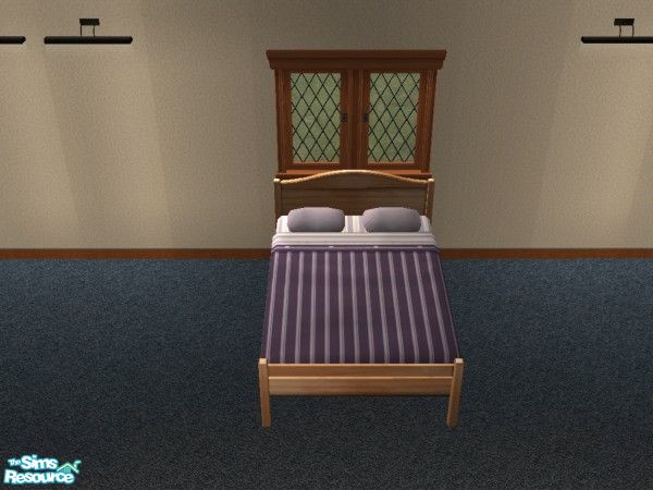 Sims 2 — Rainbow Bedding Set - Grape by punkee_99 — Part of the Rainbow Bedding Set in Grape.