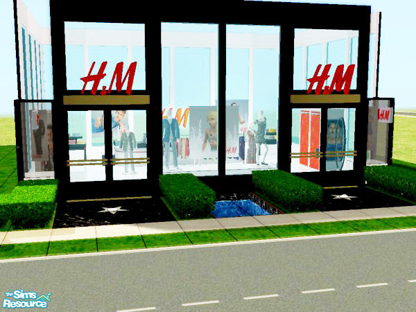 Sims 2 — Modern H&M  by kissme87 — Do ur sims want to own a little shop to start bussines with . Here is small Modern