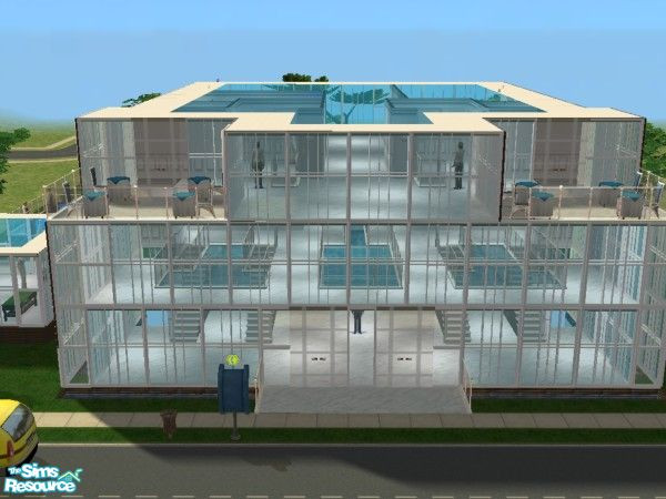 Sims 2 — Luxury Hotel by kissme87 — My second hotel for rich people .Cost 3000$ per night .I worked very hard on it so