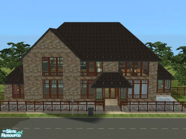 Sims 2 — Luxury House by kissme87 — Great house for your sims . On the 2nd floor is bedroom where u actually can
