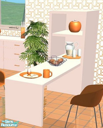 Sims 2 — Kitchen Heros Recolor - Diningtable by marilu — 