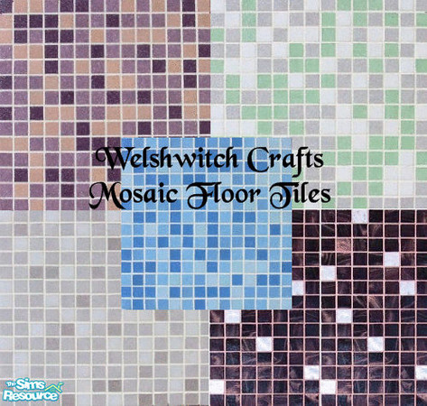 Sims 2 — Mosaic Tiles by WelshWitch — 