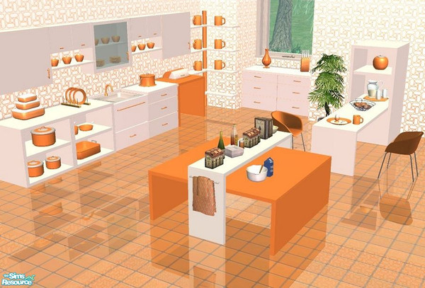 Sims 2 — Kitchen Heros Recolor by marilu — 