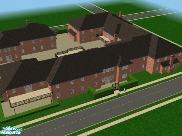 Sims 2 — Maison de Selle by ladyshave — A huge mansion for those who like large rooms to decorate and have sims live in.