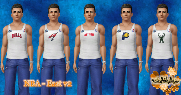 Sims 3 — NBA East Jerseys - v2 by Irish Pride — Welcome to the NBA rookie! Make your status known with one of these NBA