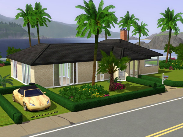 Sims 3 — Florida Beach by maxi king — A nice home with a pool! I used CC and Store items! Thank you to