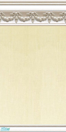 Sims 2 — jsf2WSBeige by jsf — A neutral colored wall in a yellow beige color is held in elegant white mouldings with a