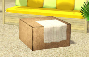 Sims 3 — Outdoor Living PB Coffee Table by TheNumbersWoman — Cheaply made for your outdoor garden. By Ricci2882 at TSR.