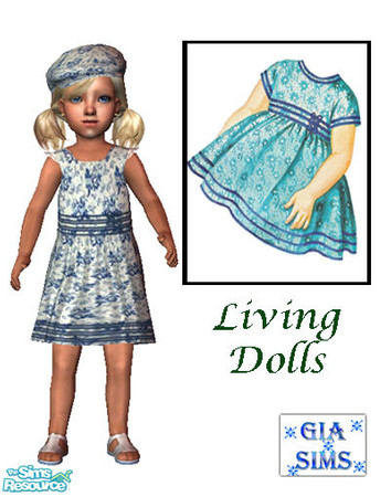 Sims 2 — Living dolls: Blue by giasims — Living dolls: Blue
