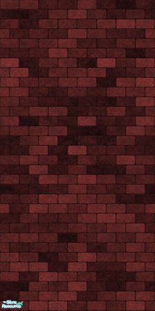 Sims 2 — MRC Brick  - Red by MidnightRose — Brick walls