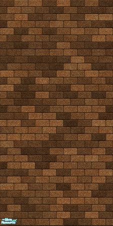 Sims 2 — MRC Brick  - Brown by MidnightRose — Brick walls